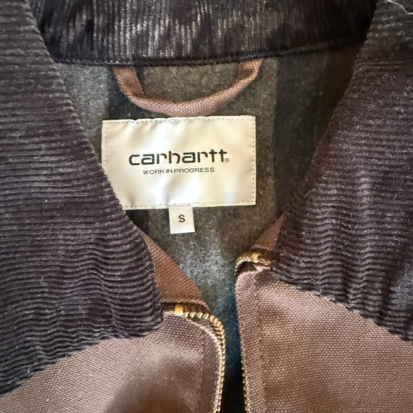 Carhartt Work in Progress Detroit jacket Men's Dark Brown Military Jacket - Picture 2 of 5